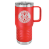 Kings Youth Lax 2023 - Polar Camel 20 oz. Vacuum Insulated Travel Mug with Slider Lid - Laser Engraved (Red)