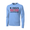 Kings Youth Lax 2023 - PosiCharge Competitor LS Tee (Carolina Blue)