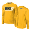 Walnut Hills Boys Basketball - PosiCharge Competitor LS Tee (Gold)WINGS