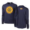 Walnut Hills Boys Basketball - PosiCharge Competitor LS Tee (Navy)EAGLES