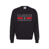 La Salle Cheerleading 2021 - Champion Garment Dyed Crewneck Sweatshirt (Black)