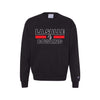 La Salle Bowling 2021 - Champion Garment Dyed Crewneck Sweatshirt (Black)