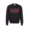 La Salle Swimming 2021 - Champion Garment Dyed Crewneck Sweatshirt (Black)