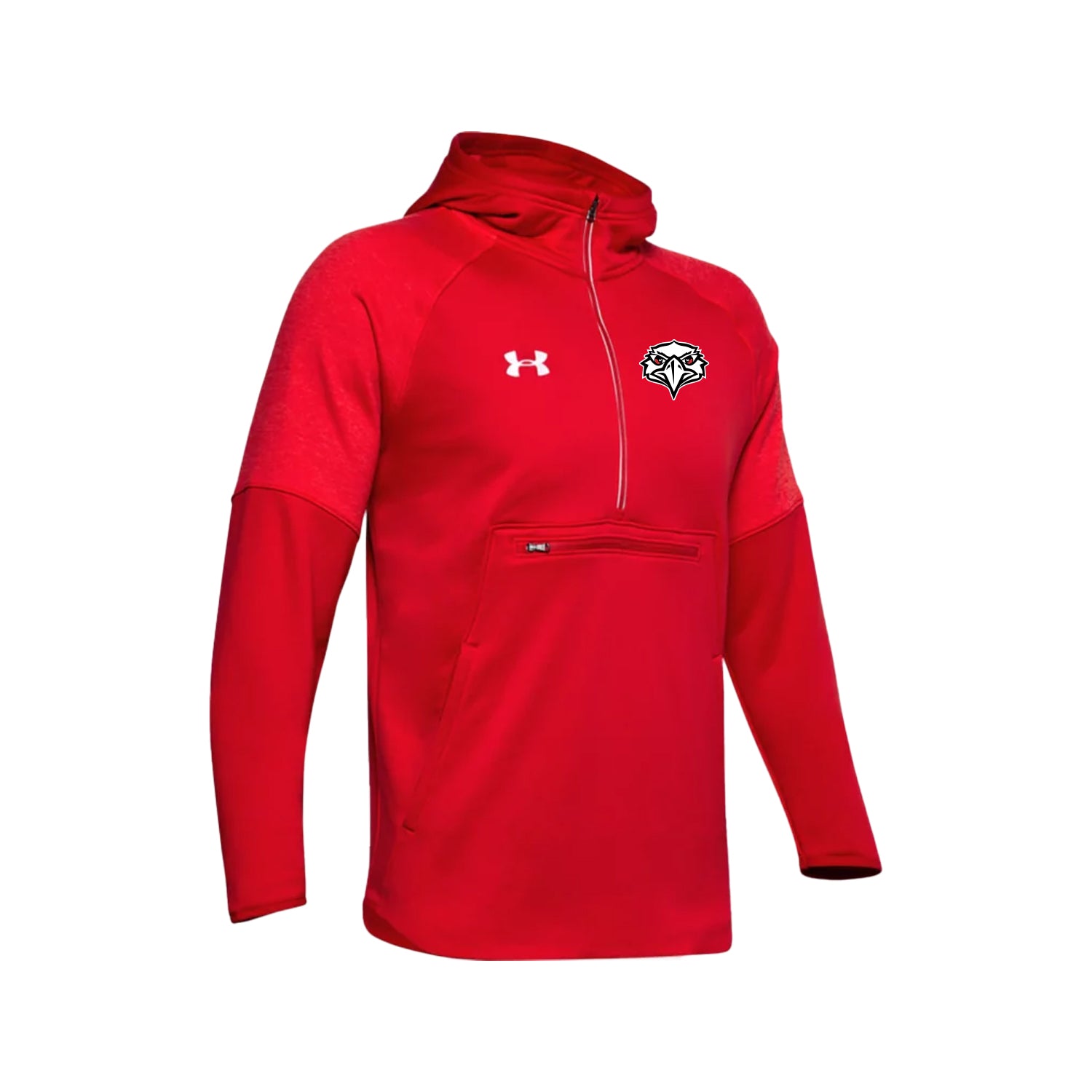 Lakota West Baseball 2021 UA Qualifier Fleece Anorak Red The