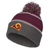 Ross Track & Field 2023 - HOLLOWAY REFLECTIVE BEANIE (Maroon/Carbon)