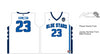2nd-4th Grade Hamilton Blue Stars JERSEY ONLY