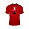 Indian Hill MS Basketball 2021 - ULTIMATE CROSS TECH TEE (Red)