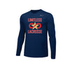 Limitless Lacrosse - Nike Team Legend LS Tee (Navy)