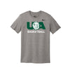 Ursuline Basketball 2020 - Nike Legend Tee (Carbon Heather) - UA Basketball Logo