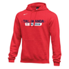 Talawanda Lacrosse - Nike Club Fleece Hoodie (Red)