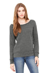 Hamilton Cheer - Women’s Fleece Wide-Neck Sweatshirt (Grey Triblend)