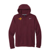 Ross Athletics 2021 - Nike Club Fleece Pullover Hoodie (Dark Maroon)