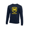 Moeller Hockey 2021 - Nike Long Sleeve Cotton Crew Tee (College Navy)
