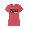 Madison Boys Basketball 2021 - Women's Perfect Tri Tee (Red Frost)
