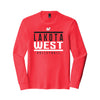 Lakota West Volleyball Long Sleeve Triblend Tee (Red)