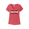 Lakota West Boys Volleyball 2021 - Women's Perfect Tri V-Neck Tee (Red Frost)