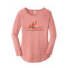 Heartland Heritage Outdoors - Women’s Perfect Tri Long Sleeve Tunic Tee (Blush Frost)