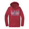 Kings Youth Lax 2023 - Fleece Hooded Pullover (Deep Red)