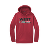 Lakota West Bowling 2021 - Fleece Hooded Pullover (Red)