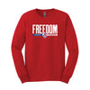 Ohio Freedom Baseball 2022 -  Gildan® Ultra Cotton® 100% US Cotton Long Sleeve T-Shirt (Red)