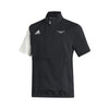 HDLNS 2022 Black Friday Sale - Adidas Men's Stadium 1/4 Zip Short Sleeve Woven (Black)