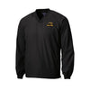 Mott Community College Baseball 2022 - V-Neck Raglan Wind Shirt (Black)
