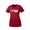 Storm Club Baseball 2022 - Ladies Performance Tee (Red)