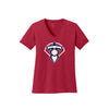 One Nation Titans 2021 - Ladies Core Cotton V-Neck Tee (Red)