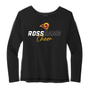 Ross Cheer 2022 - MERCER+METTLE™ Women's Stretch Drop Shoulder Pullover (Black)