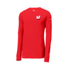 Lakota West Boys Volleyball 2021 - Nike Dri-FIT Cotton/Poly Long Sleeve Tee (Red)