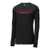 West Basketball Nike Dri-FIT Cotton/Poly LS Tee (Black)