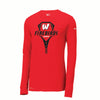 Lakota West Girls Lacrosse Nike Dri-FIT LS Tee (Red)