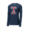 Talawanda Hockey - Nike Core Cotton Long Sleeve Tee (Navy)