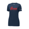 Avengers Baseball Nike Ladies Dri-FIT Tee (Navy)