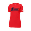 Avengers Baseball Nike Ladies Dri-FIT Tee (Red)