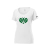 Badin Athletics Fall 2021 - Nike Ladies Core Cotton Scoop Neck Tee (White)