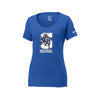 The Summit Volleyball -  Nike Ladies Core Cotton Scoop Neck Tee (Rush Blue)