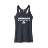 Michigan Muddogs 2021 - Women’s Tri-Blend Racerback Tank (Vintage Navy)
