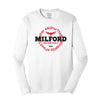 Milford Water Polo 2021 - Long Sleeve Performance Tee (Black/White)