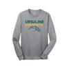 Copy of Ursuline Basketball 2020 - Long Sleeve Core Cotton Tee (Athletic Heather) - Ursuline Basketball Logo