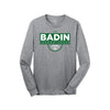 Badin Indoor Track 2020 - Long Sleeve Core Cotton Tee (Athletic Heather)