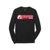 Milford Tennis 2021 - Long Sleeve Core Cotton Tee (Black/Red)