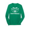 Badin Softball LS Tee (Green)