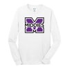 Middletown Athletics - M Logo LS Tee (White)