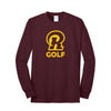Ross Girls Golf 2021 -  Port & Company® Long Sleeve Core Blend Tee (Athletic Maroon)
