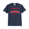 Springboro Thunder Baseball 2023 - Port & Company® Core Blend Tee (Navy)