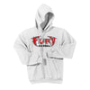 Fury Baseball 2021 - Essential Fleece Pullover Hooded Sweatshirt (White)