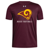 Ross Football 2022 - UA Mens Locker Tee 2.0 SS (Maroon)