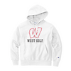 Lakota West Golf 2021 - Champion Reverse Weave Hooded Sweatshirt (White)