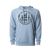 Hamilton's Urban Backyard - Icon Lightweight Loopback Terry Hooded Sweatshirt (Misty Blue)